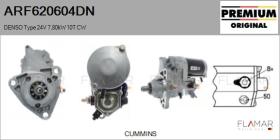DENSO ARF620604DN - DENSO Type 24V 7,80kW 10T
