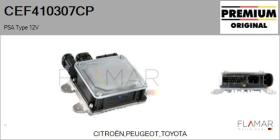 PSA CEF410307CP - ECU NUEVO ORIG. PSA Type 12V