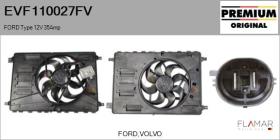 FORD-VOLVO-SAAB EVF110027FV - ELECTRO-VENTILADOR