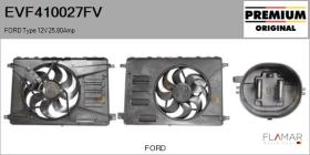 FORD-VOLVO-SAAB EVF410027FV - ELECTRO-VENTILADOR