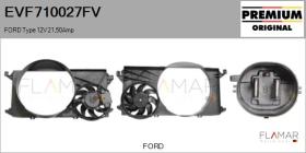 FORD-VOLVO-SAAB EVF710027FV - ELECTRO-VENTILADOR