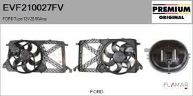 FORD-VOLVO-SAAB EVF210027FV - ELECTRO-VENTILADOR