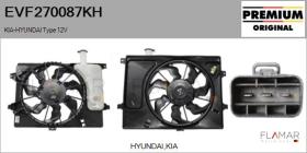 HYUNDAI-KIA EVF270087KH - ELECTRO-VENTILADORES