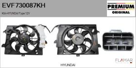 HYUNDAI-KIA EVF730087KH - ELECTRO-VENTILADORES