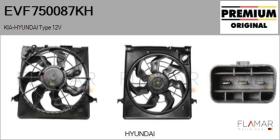 HYUNDAI-KIA EVF750087KH - ELECTRO-VENTILADORES
