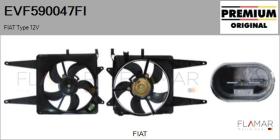 FIAT EVF590047FI - ELECTRO-VENTILADORES