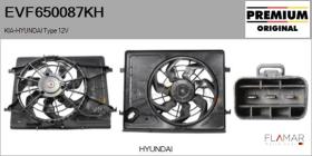 HYUNDAI-KIA EVF650087KH - ELECTRO-VENTILADORES