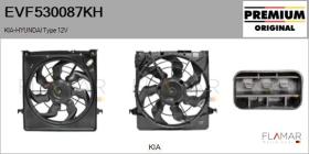 HYUNDAI-KIA EVF530087KH - ELECTRO-VENTILADORES