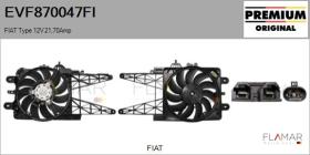 FIAT EVF870047FI - ELECTRO-VENTILADORES