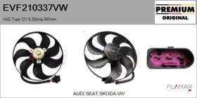 VW EVF210337VW - ELECTRO-VENTILADORES