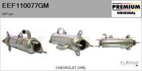 GM EEF110077GM - Elemento enfriador,reciclaje gases escape