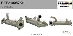 HYUNDAI-KIA EEF210087KH - Elemento enfriador,reciclaje gases escape