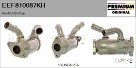 HYUNDAI-KIA EEF810087KH - Elemento enfriador,reciclaje gases escape
