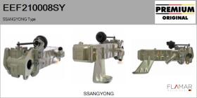 SSANGYONG EEF210008SY - Elemento enfriador,reciclaje gases escape