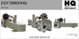 HQ EEF720037HQ - Elemento enfriador,reciclaje gases escape