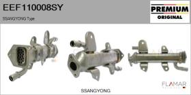 SSANGYONG EEF110008SY - Elemento enfriador,reciclaje gases escape