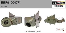 FIAT EEF910047FI - Elemento enfriador,reciclaje gases escape