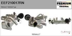 RENAULT NISSAN EEF210017RN - Elemento enfriador,reciclaje gases escape