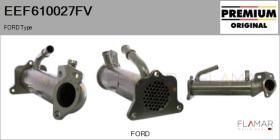 FORD-VOLVO-SAAB EEF610027FV - Elemento enfriador,reciclaje gases escape
