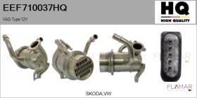 HQ EEF710037HQ - Elemento enfriador,reciclaje gases escape