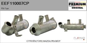 PSA EEF110007CP - Elemento enfriador,reciclaje gases escape