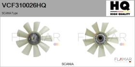 HQ VCF310026HQ - Embrague ventilador
