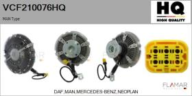 HQ VCF210076HQ - Embrague ventilador