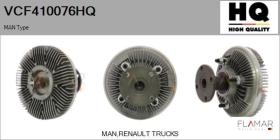 HQ VCF410076HQ - Embrague ventilador