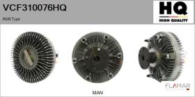 HQ VCF310076HQ - Embrague ventilador
