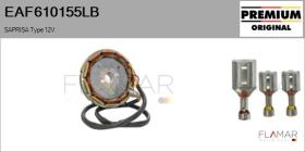 SAPRISA EAF610155LB - Estator, alternador