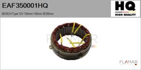 HQ EAF350001HQ - ESTATOR NUEVO BOSCH Type 12V 104,00mm 145,00mm 35,50mm