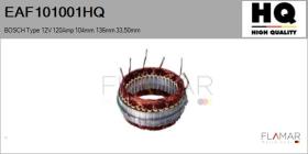 HQ EAF101001HQ - ESTATOR NUEVO BOSCH Type 12V 120Amp 104,00mm 136,00mm 33,50m