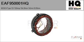 HQ EAF950001HQ - ESTATOR NUEVO BOSCH Type 12V 120Amp 104,30mm 142,00mm 33,50m