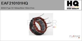 HQ EAF210101HQ - ESTATOR NUEVO BOSCH Type 12V 120Amp 93,00mm 133,00mm 31,00mm