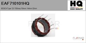 HQ EAF710101HQ - ESTATOR NUEVO BOSCH Type 12V 150Amp 104,00mm 144,00mm 32,00m