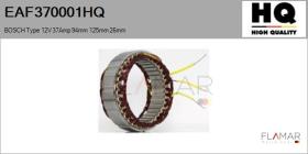 HQ EAF370001HQ - ESTATOR NUEVO BOSCH Type 12V 37Amp 94,00mm 125,00mm 26,00mm