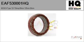 HQ EAF530001HQ - ESTATOR NUEVO BOSCH Type 12V 70Amp 89,00mm 125,00mm 26,00mm