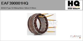 HQ EAF390001HQ - ESTATOR NUEVO BOSCH Type 12V 90Amp 94,00mm 128,00mm 31,50mm