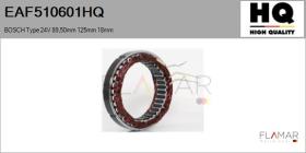 HQ EAF510601HQ - ESTATOR NUEVO BOSCH Type 24V 89,50mm 125,00mm 18,00mm