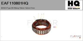 HQ EAF110801HQ - ESTATOR NUEVO BOSCH Type 36V 90Amp 104,00mm 142,00mm 31,00mm