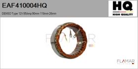 HQ EAF410004HQ - ESTATOR NUEVO DENSO Type 12V 85Amp 90,00mm 118,00mm 26,00mm
