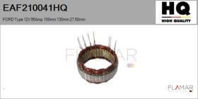 HQ EAF210041HQ - ESTATOR NUEVO FORD Type 12V 95Amp 100,00mm 130,00mm 27,50mm
