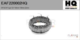 HQ EAF220002HQ - ESTATOR NUEVO HITACHI Type 12V 104,00mm 139,00mm 22,00mm