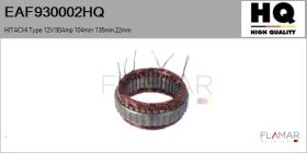 HQ EAF930002HQ - ESTATOR NUEVO HITACHI Type 12V 90Amp 104,00mm 135,00mm 22,00