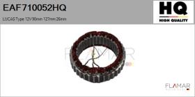 HQ EAF710052HQ - ESTATOR NUEVO LUCAS Type 12V 90,00mm 127,00mm 26,00mm