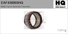 HQ EAF430003HQ - ESTATOR NUEVO MARELLI Type 12V 100Amp 100,00mm 130,00mm 33,0