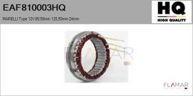 HQ EAF810003HQ - ESTATOR NUEVO MARELLI Type 12V 89,50mm 125,50mm 24,00mm