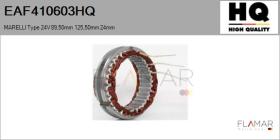HQ EAF410603HQ - ESTATOR NUEVO MARELLI Type 24V 89,50mm 125,50mm 24,00mm