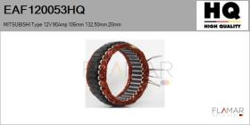 HQ EAF120053HQ - ESTATOR NUEVO MITSUBISHI Type 12V 90Amp 106,00mm 132,50mm 20