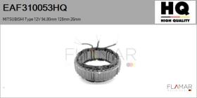 HQ EAF310053HQ - ESTATOR NUEVO MITSUBISHI Type 12V 94,80mm 128,00mm 26,00mm
